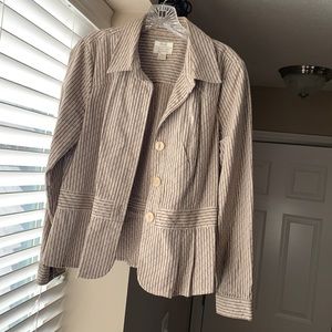 Christopher and banks suit jacket thin